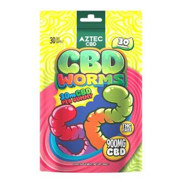 Aztec  C B D  Worms  Pouch  Front