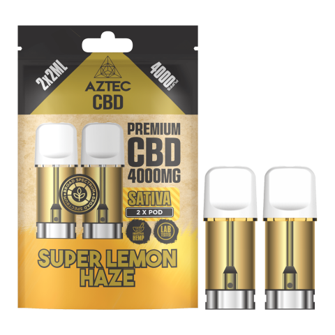 Aztec  Cbd  Pod  Refill  Super  Lemon  Haze