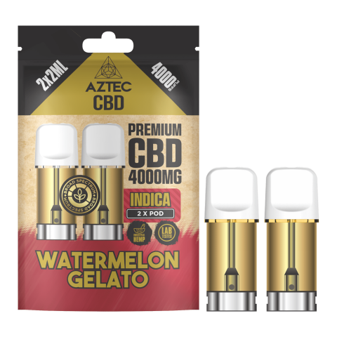 Aztec  Cbd  Pod  Refill  Watermelon  Gelato