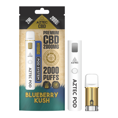 Aztec  Cbd  Pod  System  Blueberry  Kush
