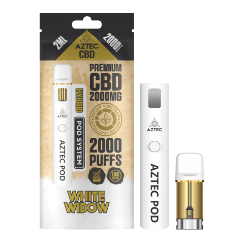 Aztec  Cbd  Pod  System  White  Widow