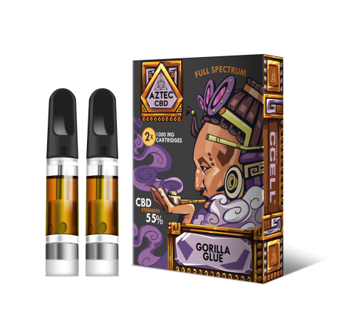 Aztec  Gorilla  G 55  Cbd  Vaping  Kit  Refill 2  Pack