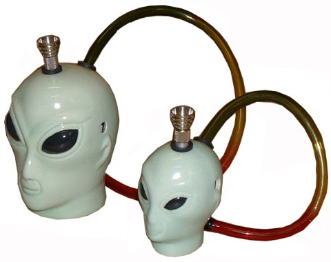 Ceramic  Alien  Head