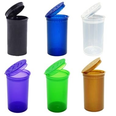 Pop  Top  Bottles 19  Dram 35g  Medical  Grade  Stash  Containers