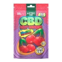 Aztec  C B D  Fizzy  Cherries  Pouch  Front
