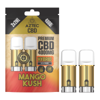 Aztec  Cbd  Pod  Refill  Mango  Kush