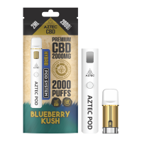 Aztec  Cbd  Pod  System  Blueberry  Kush