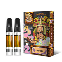 Aztec  Zkittlez 55  Cbd  Vaping  Kit  Refill 2  Pack