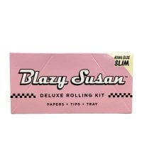Blazy  Susan  Deluxe  Rolling  Kits  Kingsize  Skins  Tips  Folding  Tray  Pink