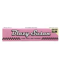 Blazy  Susan  Kingsize  Rolling  Papers  Pink  Box  Of 50