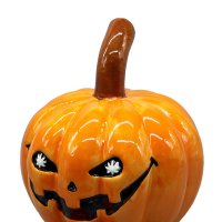 Ceramic  Pumpkin  Pipe 140mm  Tall 2
