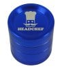 Headchef 30mm 4  Part  Metal  Grinders  Blue
