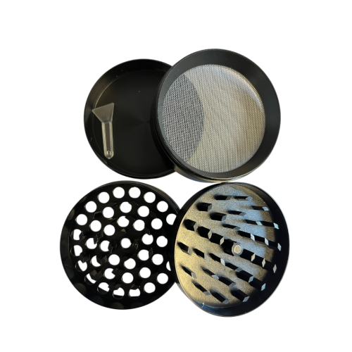 63mm  Large  Heavy  Duty  Metal 4  Part  Grinder  The  Vault  Branded  Open  Back
