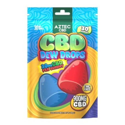 Aztec  C B D  Dew  Drops  Pouch  Front