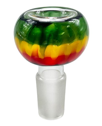 Glass  Bowl  Rasta 18 8mm  Grind