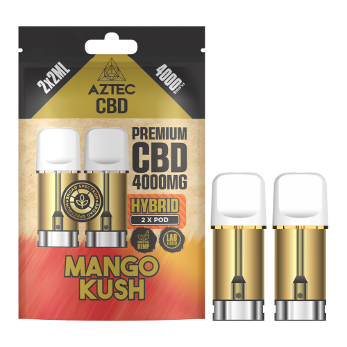 Aztec  Cbd  Pod  Refill  Mango  Kush