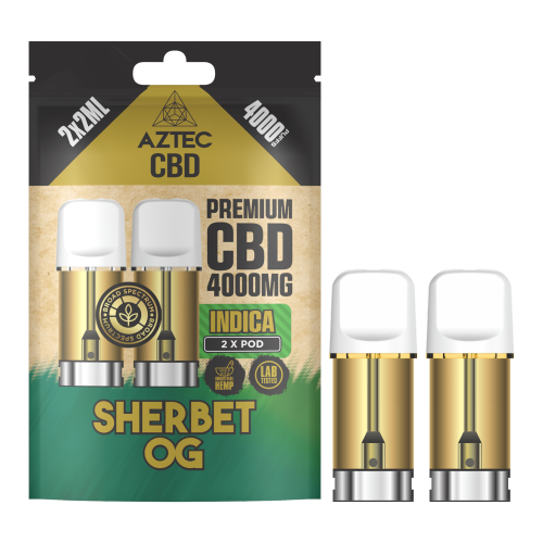 Aztec  Cbd  Pod  Refill  Sherbet  Og