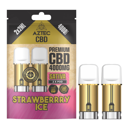 Aztec  Cbd  Pod  Refill  Strawberry  Ice