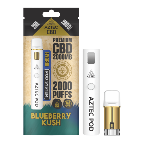 Aztec  Cbd  Pod  System  Blueberry  Kush