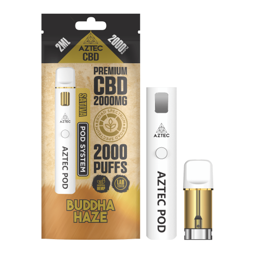 Aztec  Cbd  Pod  System  Buddha  Haze