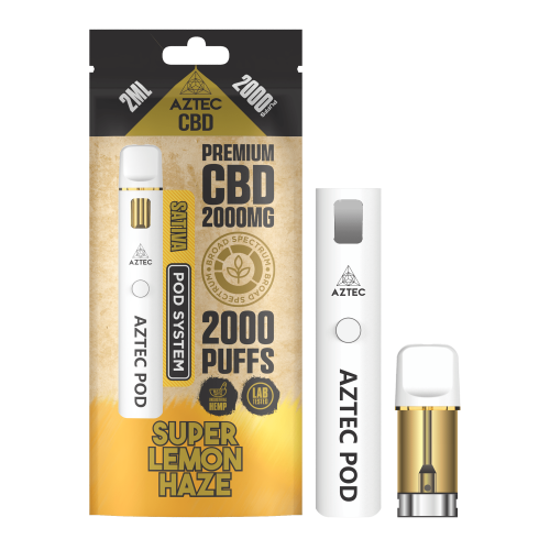 Aztec  Cbd  Pod  System  Super  Lemon  Haze