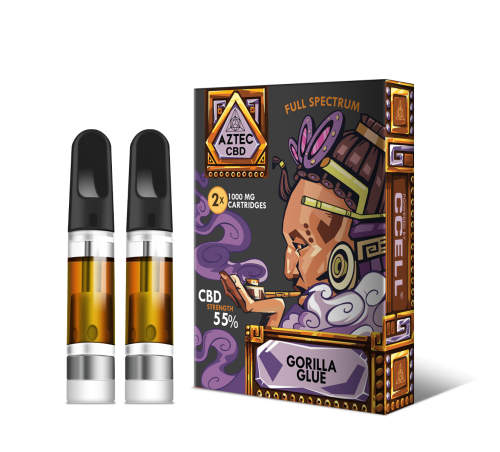 Aztec  Gorilla  G 55  Cbd  Vaping  Kit  Refill 2  Pack