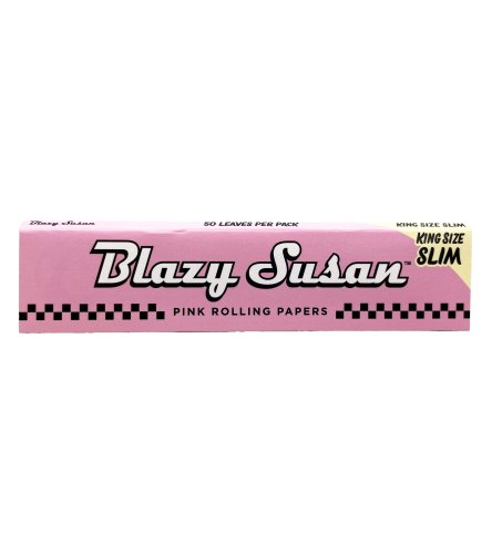 Blazy  Susan  Kingsize  Rolling  Papers  Pink  Box  Of 50