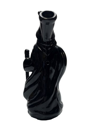 Ceramic  Wizard  Bong 28cm  Black  Back
