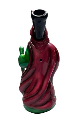 Ceramic  Wizard  Bong 28cm  Mutli  Coloured  Back 0