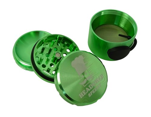 Headchef  Speedy 50mm 4  Part  Metal  Grinders  Green