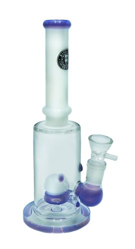 Heavy  Duty  Glass  Bong  With  Mushroom  Percolator 24cm  Assorted  Colours 3