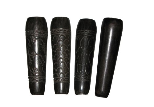 Carved  Clay  Chillums 1
