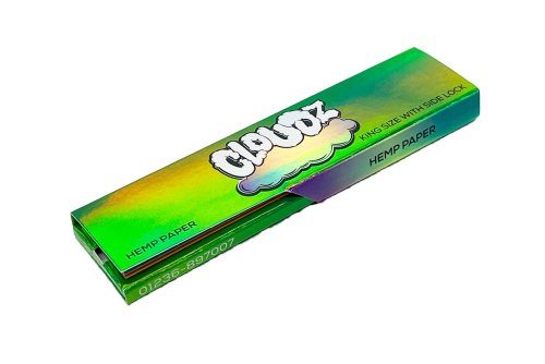 Cloudz  Hemp  Kingsize  Slim  Papers   Tips 3
