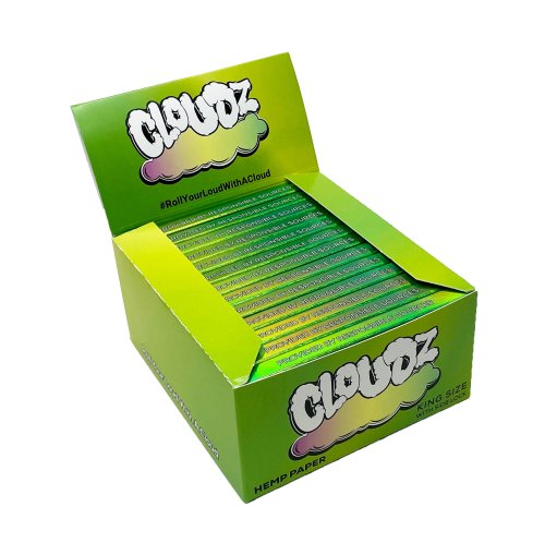 Cloudz  Hemp  Kingsize  Slim  Papers   Tips 5