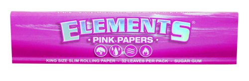 Elements  Pink  Kingsize  Slim  Papers 1