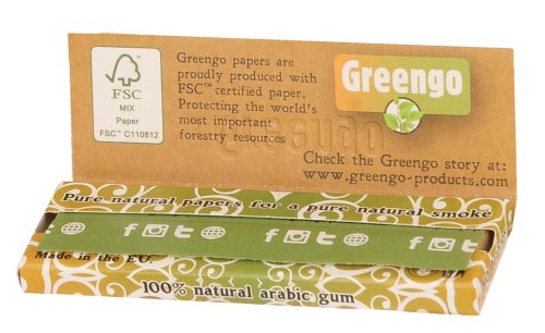 Greengo  Unbleached  Extra  Thin  Regular  Papers 2