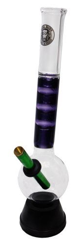 Large  Glass  Basil  Bush  Rainbow  High  Bong 36cm 1