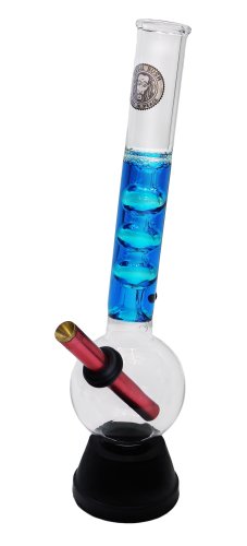 Large  Glass  Basil  Bush  Rainbow  High  Bong 36cm 3